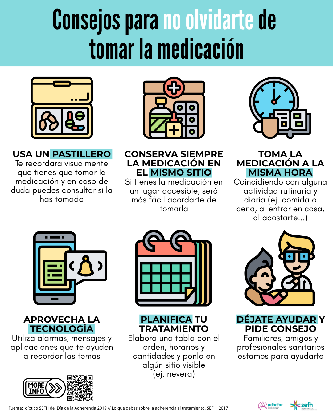 Consejos para no olvidarte de tomar la medicación #DiaAdherencia2025